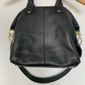 Alberta Di Canio. Italian leather bag. Hobo style